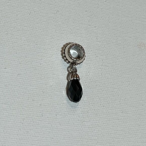 Brighton Dream Drop Charm Black/Silver NWOT - Picture 5 of 6